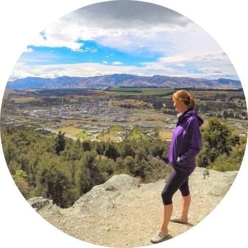 Sandra on top of Mt Iron in Wanaka
